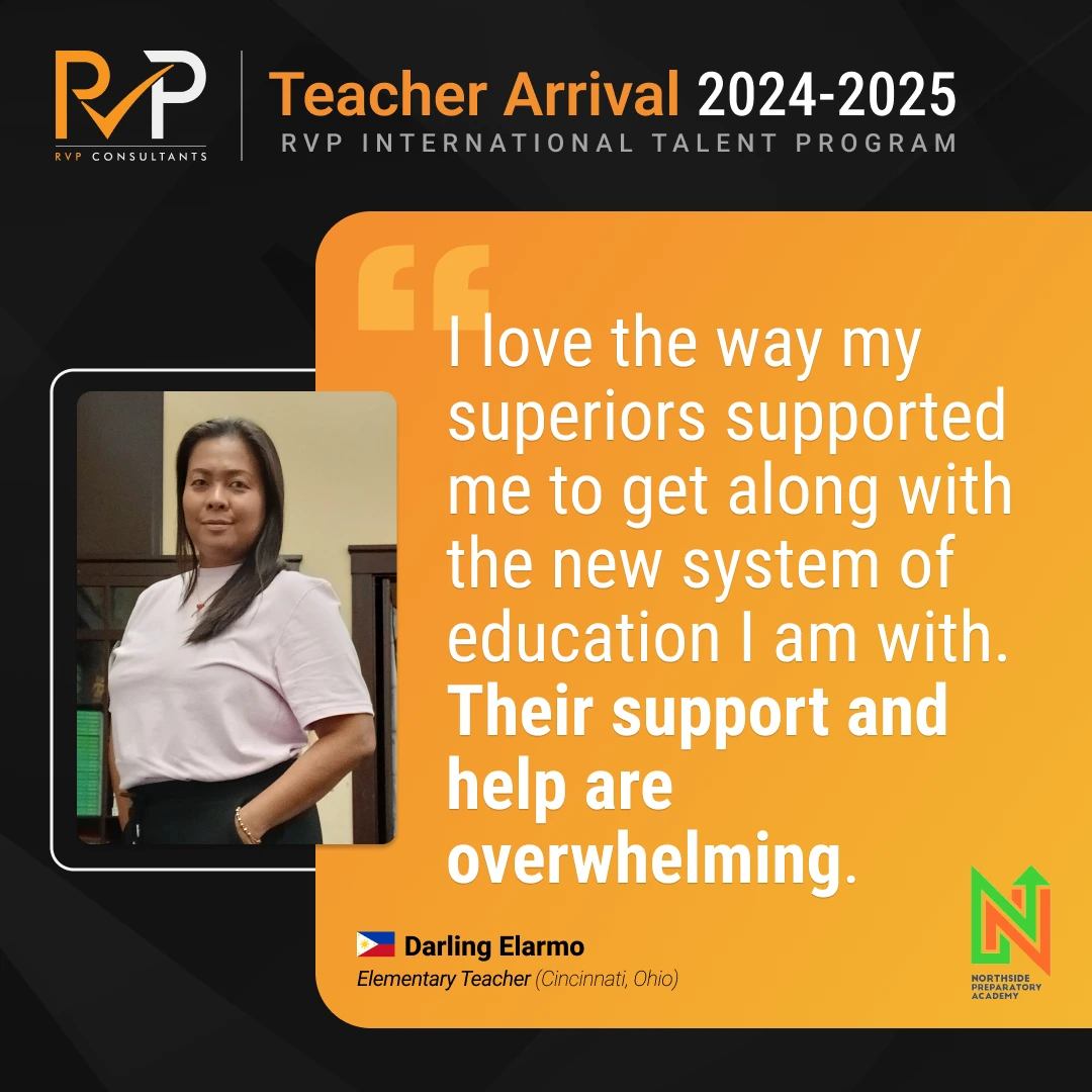 Teacher Arrival 2024-2025 - Darling Elarmo